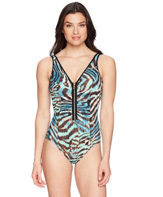 Coastal Blue One Piece Swimsuit