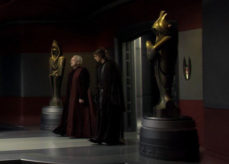 Star Wars Palpatine Revenge of the Sith art statues