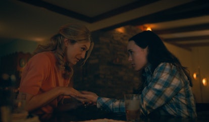 Ellen Page and Marin Ireland as Vanya and Sissy in 'Umbrella Academy'