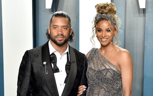 Ciara and Russell Wilson at the Vanity Fair Oscar party