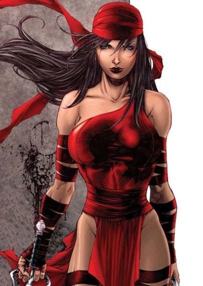 Download Elektra Daredevil Comics Background