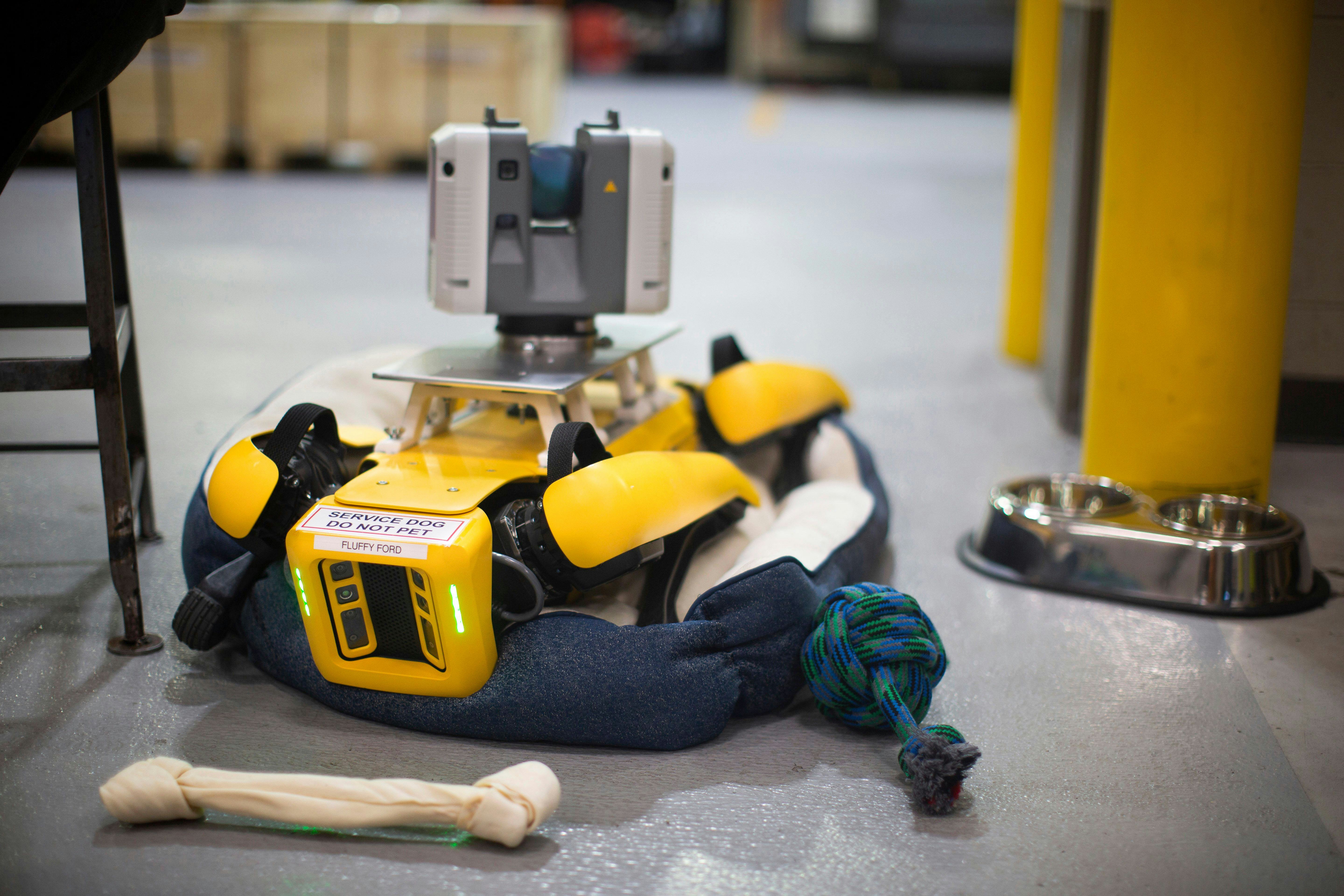 Even engineering experts at Ford were surprised by how dog-like Fluffy can be.