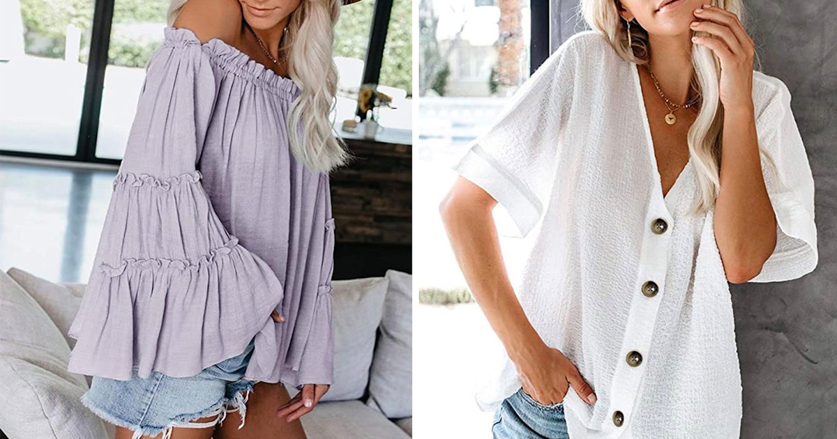 28 Comfortable Tops That Look Good On Everyone & Are All Under $30 On Amazon