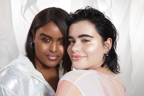 BECCA Cosmetics' Zero No Pigment collection on models.