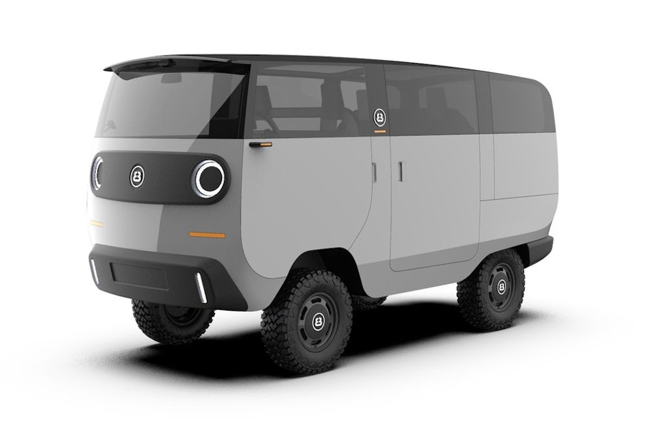 The eBussy is a modular electric vehicle with massive strength