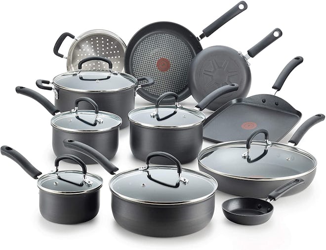 T-fal Ultimate Hard Anodized Nonstick Cookware Set (17 Pieces)