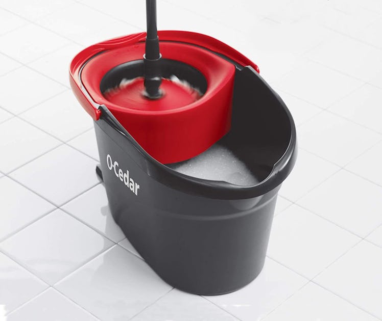  O-Cedar Easywring Microfiber Spin Mop & Bucket System