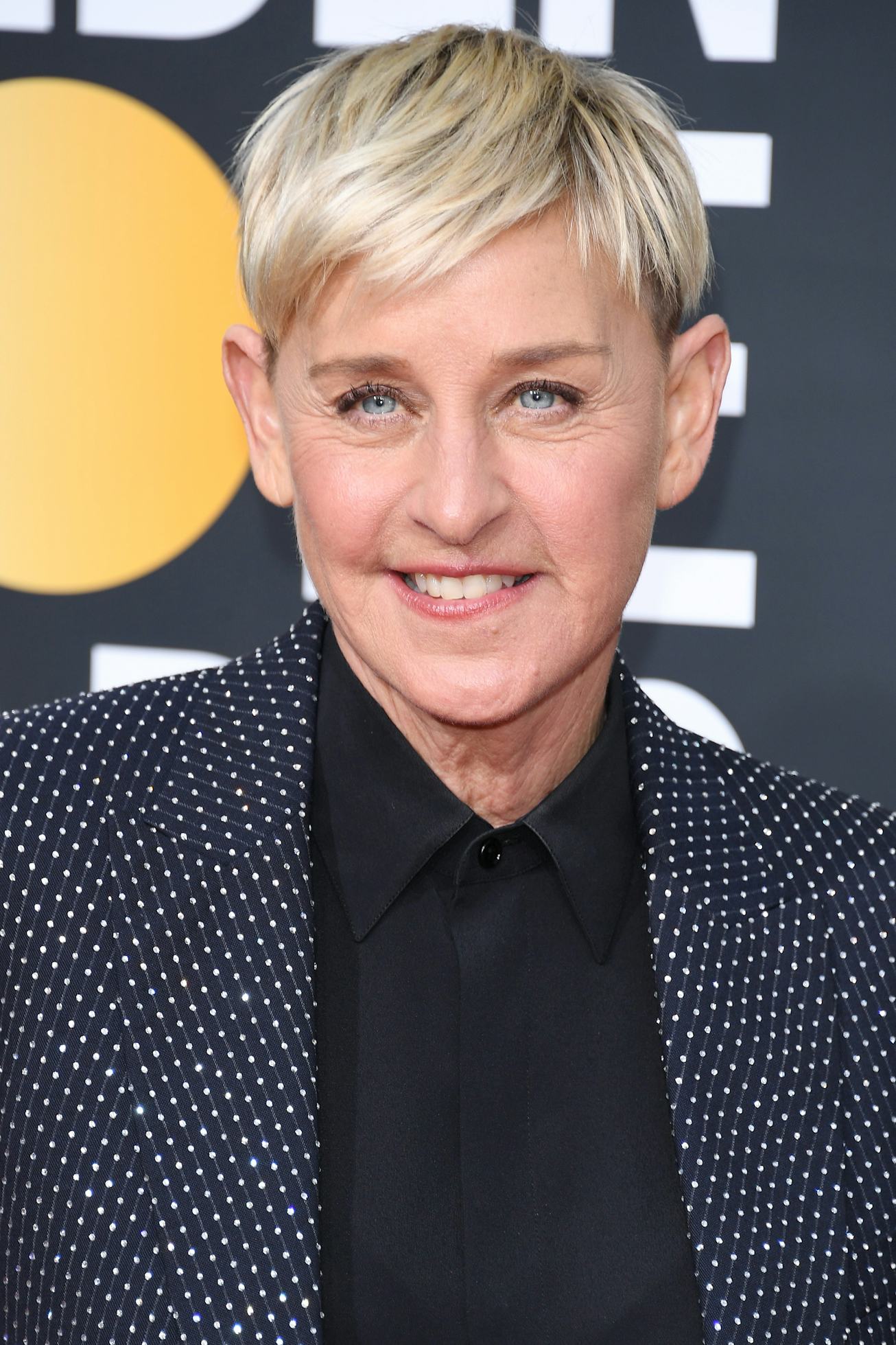 Ellen DeGeneres attends the 77th Annual Golden Globe Awards at The Beverly Hilton Hotel on January 0...