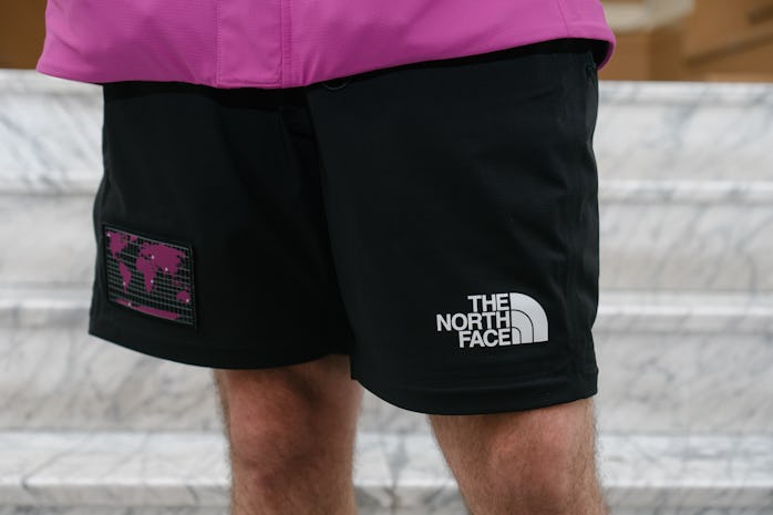 A close up picture of men's shorts.