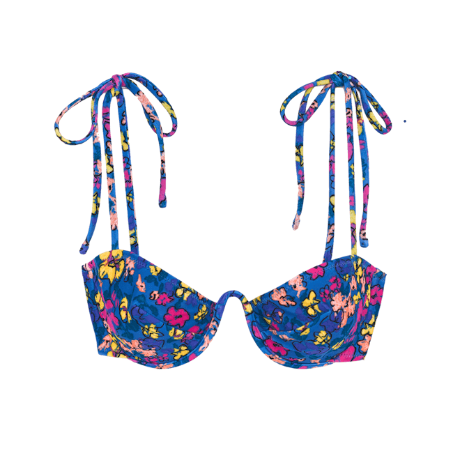 Myriam Bikini Top Macaw Floral