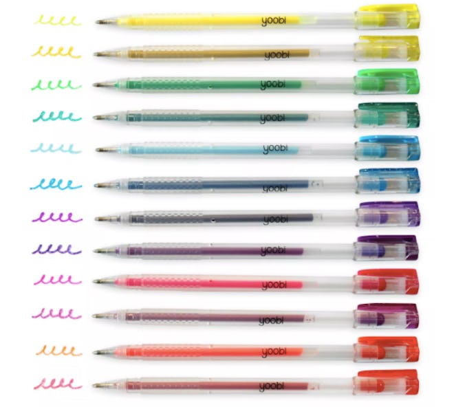 Yoobi Color & Glitter Gel Pens