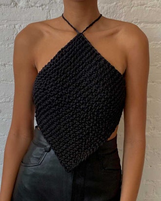 Knitted Halterneck Top