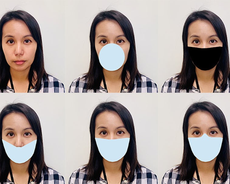 Example images NIST used to test the accuracy of facial recognition algorithms.