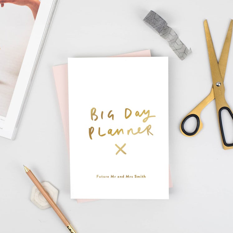 Big Day Planner Personalised Notebook