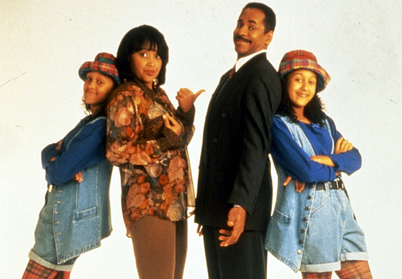 Tia Mowry, Jackee Henry, Tim Reid, Tamera Mowry in 'Sister, Sister'