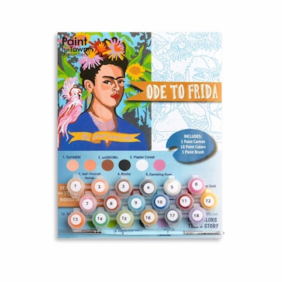 Folksy Feathers  Paint-by-Number Kit for Kids — Elle Crée (she