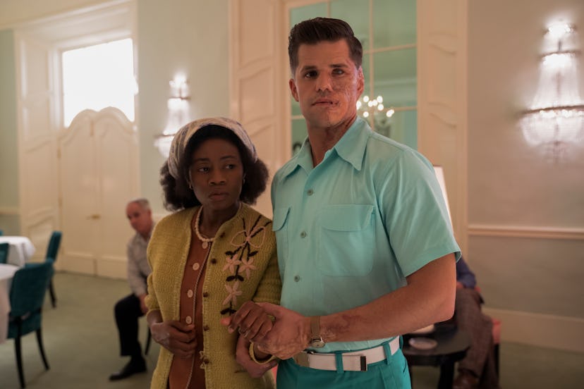 Liz Femi and Charlie Carver in Netflix's 'Ratched.'