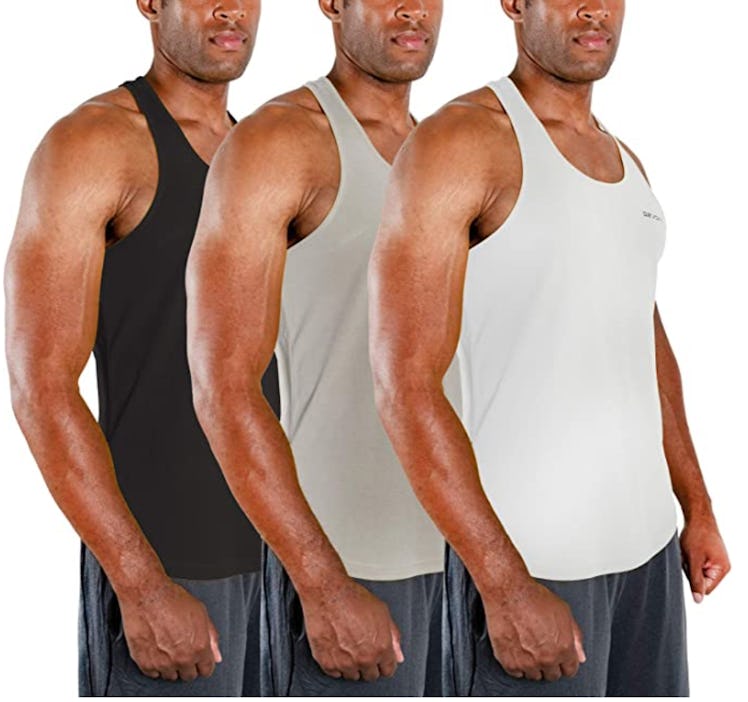 DEVOPS Men's Y-Back Tank Tops (3-Pack)