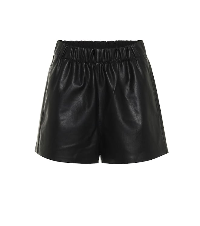 Faux-Leather Shorts