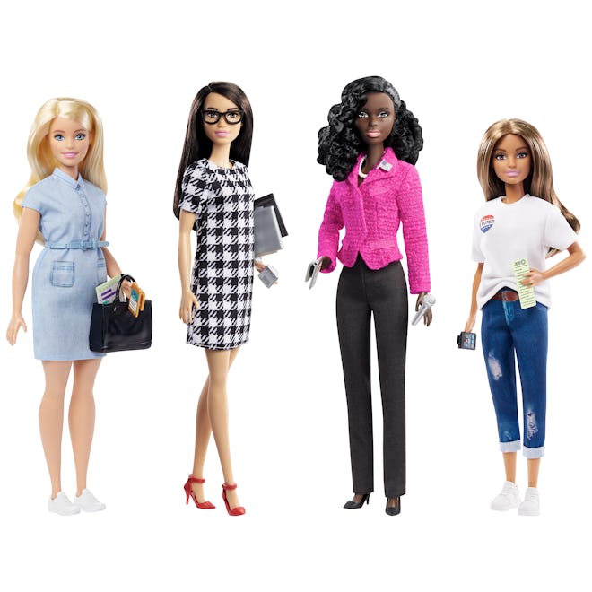 Barbie Career of the Year Campaign Team Giftset with 4-Dolls & Accessories