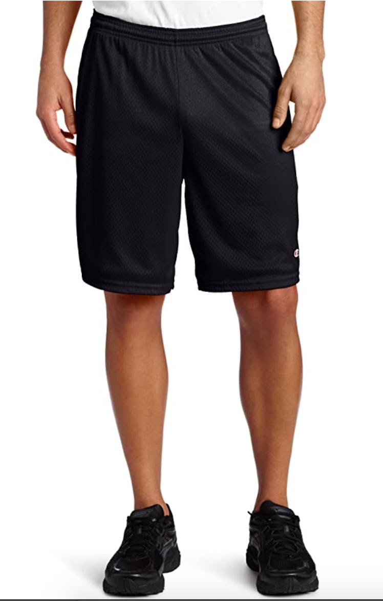 Champion Men's Long Mesh Shorts with Pockets