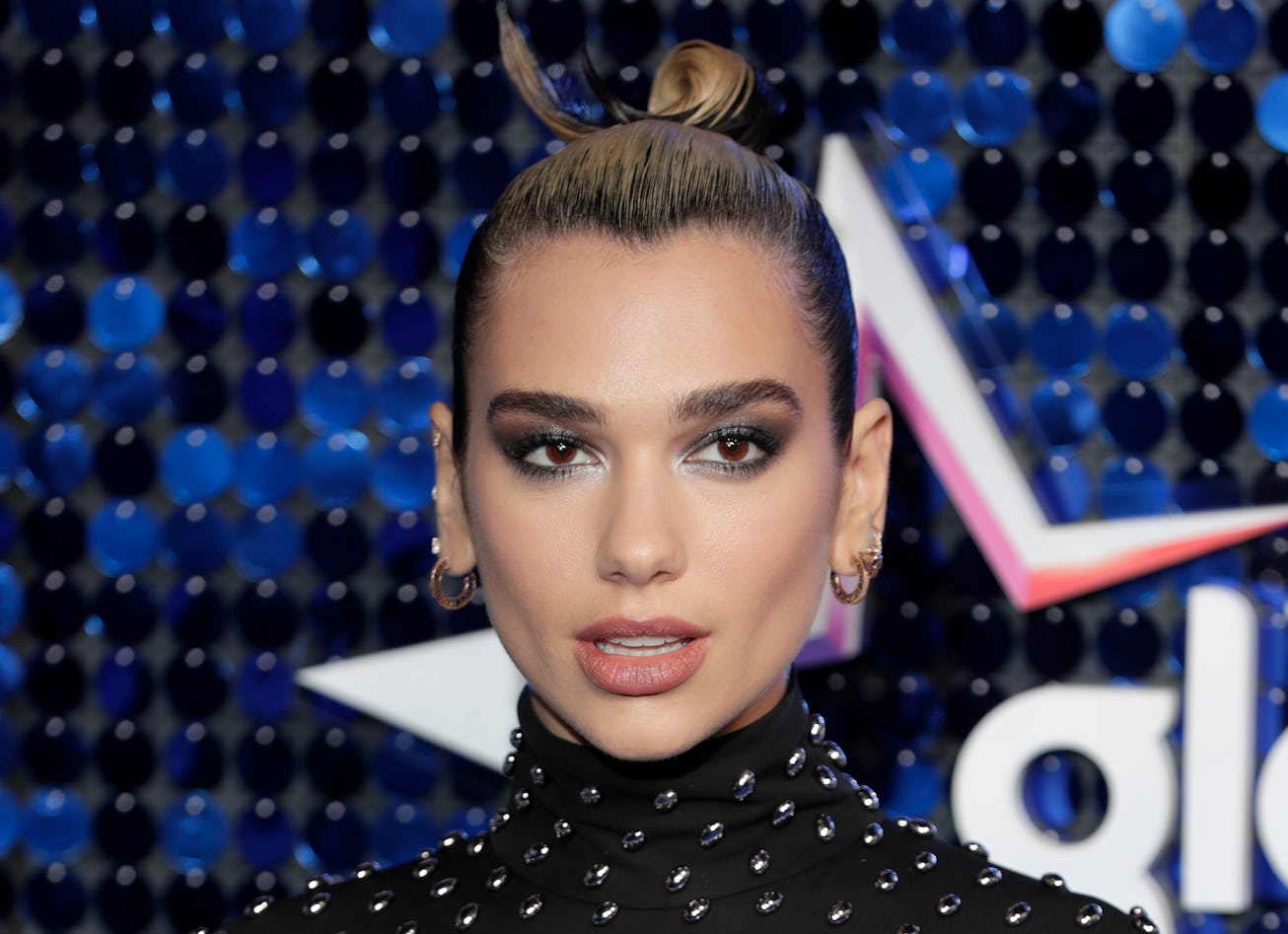 Dua Lipa attends The Global Awards 2020 at Eventim Apollo, Hammersmith on March 05, 2020 in London, ...