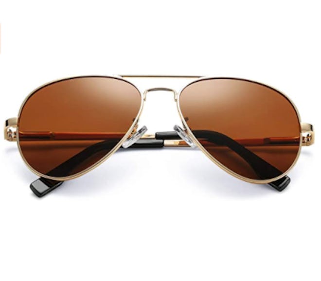 Coasion Polarized Aviator Sunglasses for Juniors