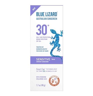 Blue Lizard Sensitive Face Mineral Sunscreen 