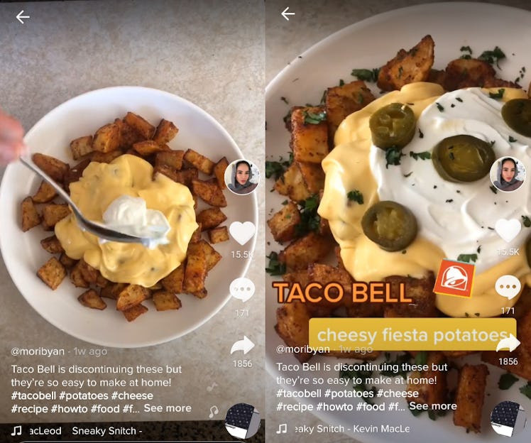 This Cheesy Fiesta Potato recipe on TikTik looks so similar to the real thing.