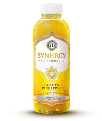 GT’s Synergy Kombucha Golden Pineapple 12 Pack