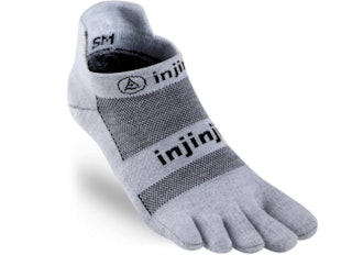 Injinji Run 2.0 Lightweight No-Show Toe Socks
