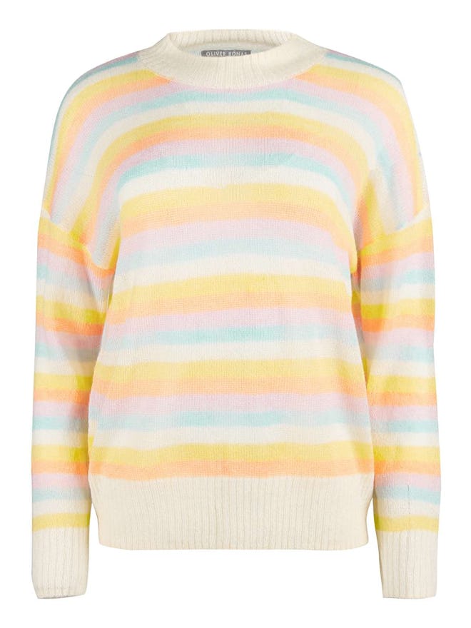 Striped Lofty Knitted Jumper