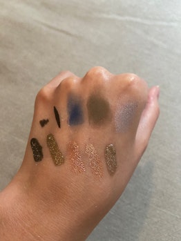 Product swatches of ONE/SIZE’s new Visionary Collection