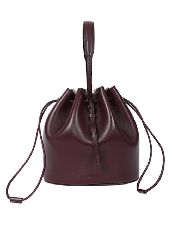 Dark Purple Holster Small Bucket Bag