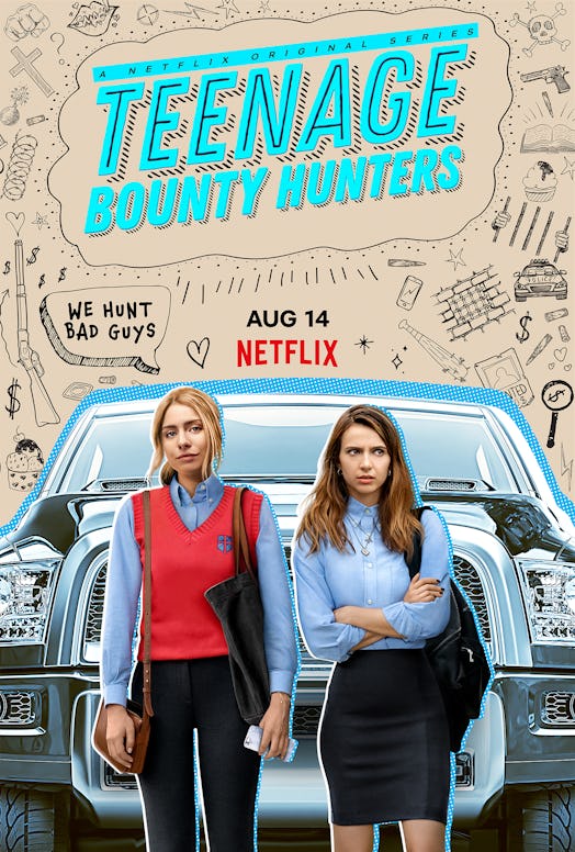 The key art for Netflix's 'Teenage Bounty Hunters' via Netflix