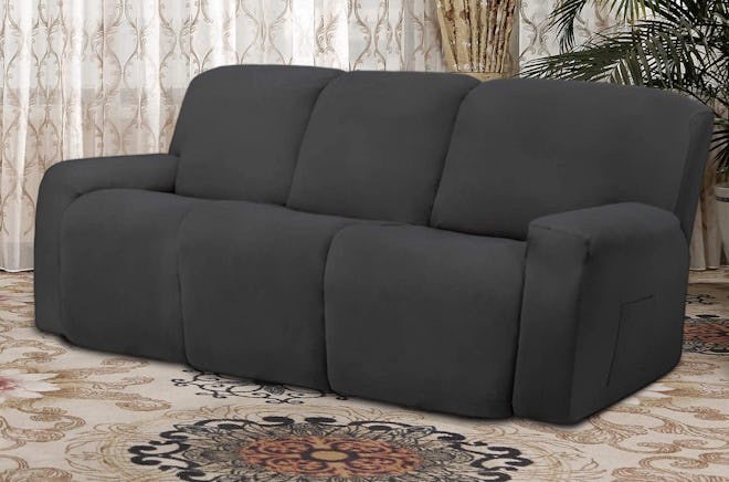 Easy-Going Microfiber Stretch Sectional Slipcover