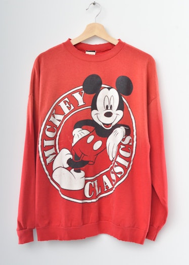 Vintage Mickey Classics Sweatshirt - Customize Your Embroidery Wording