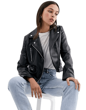 Ultimate Faux-Leather Biker Jacket