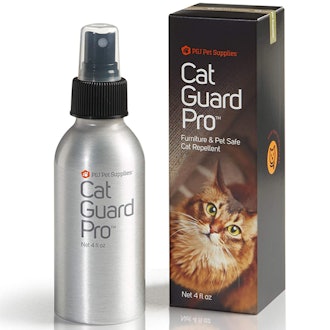 Natural cat deterrent spray