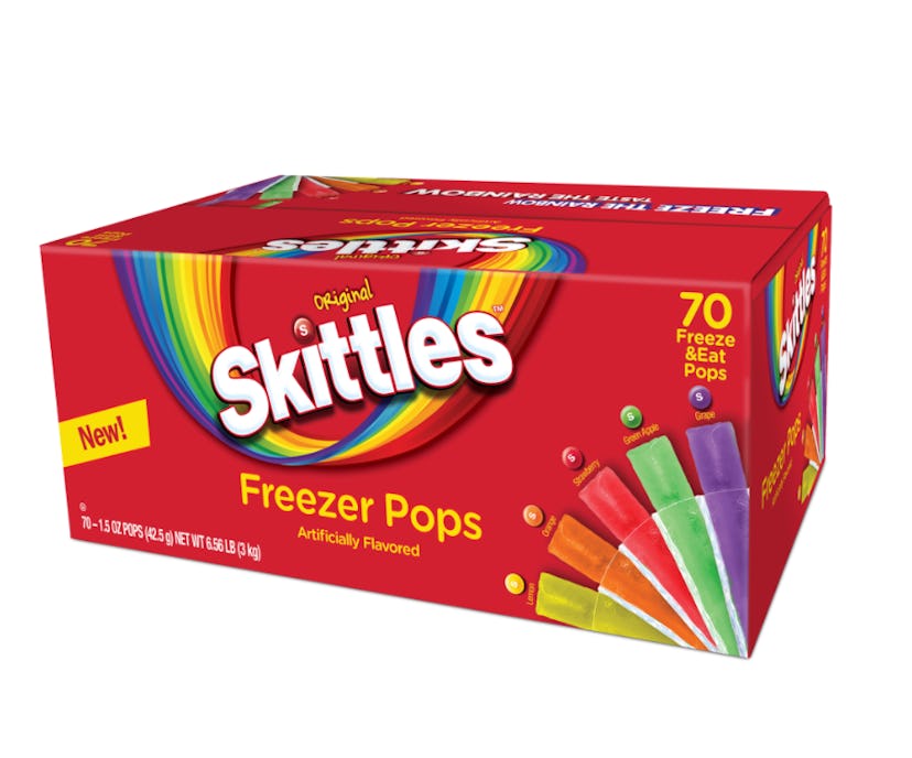 Walmart is selling skittles freezer pops