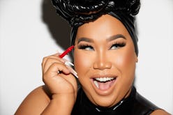 Patrick Starrr applying eyeliner from ONE/SIZE’s new Visionary Collection.