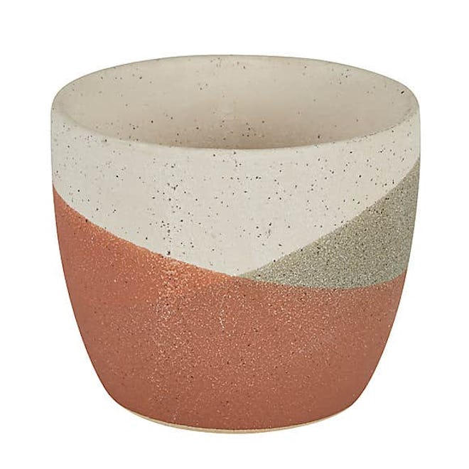 Dip Glaze Plant Pot Terracotta