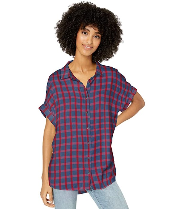 Goodthreads Women's Modal Twill Relaxed Fit Shirt