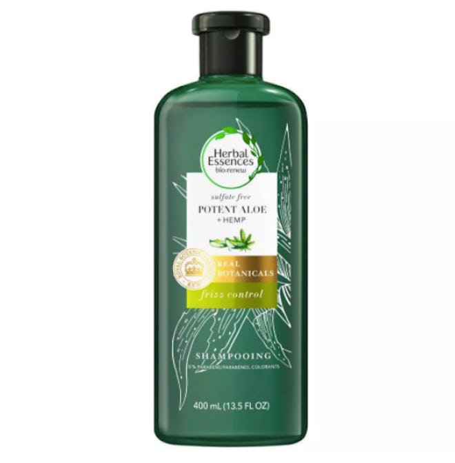 Herbal Essences Potent Aloe Vera & Hemp Sulfate Free Shampoo for Frizz Control