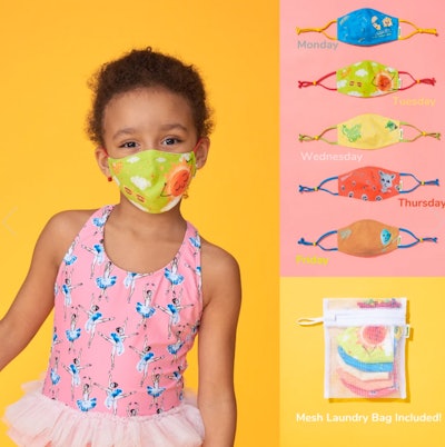 Crayola Kids Reusable Cloth Face Mask Set