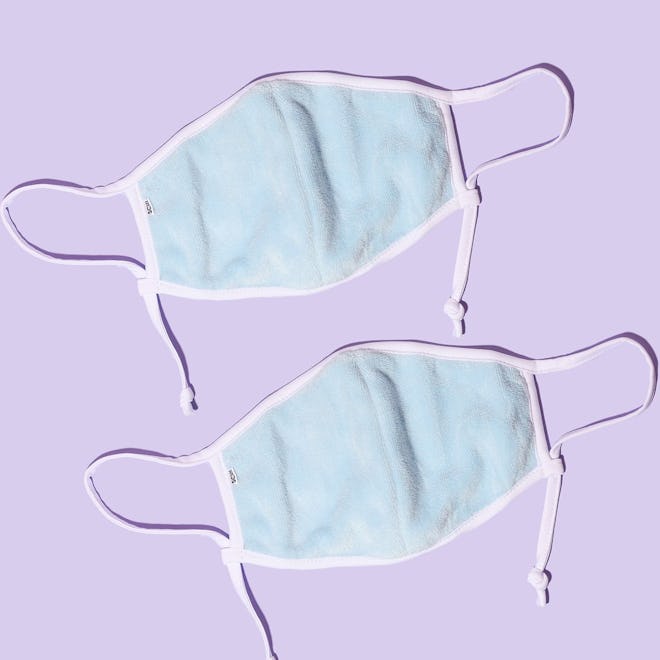Terry Face Mask Set of 2 in Surf