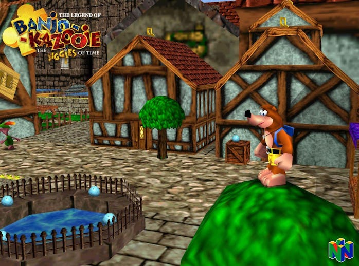 A screenshot from Bano-Kazooie: The Jiggies of Time