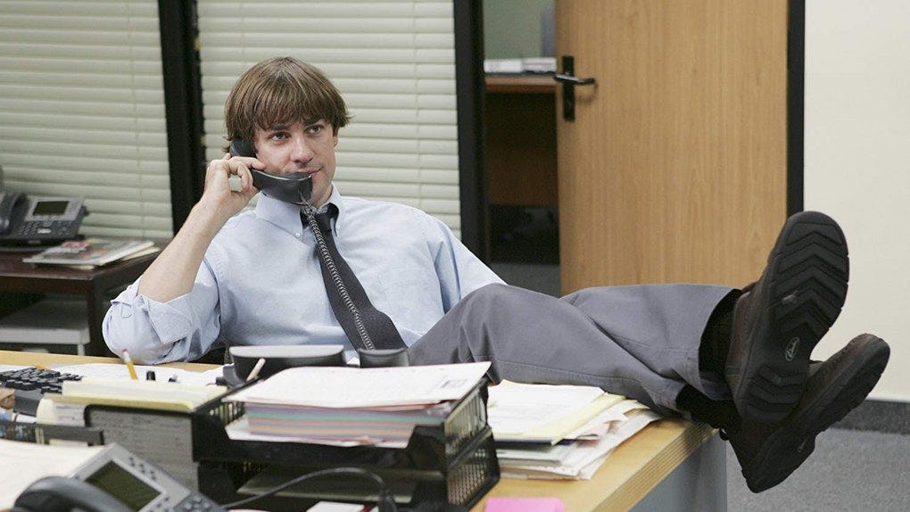 John Krasinski Wore A Wig Filming The Office Season 3 The