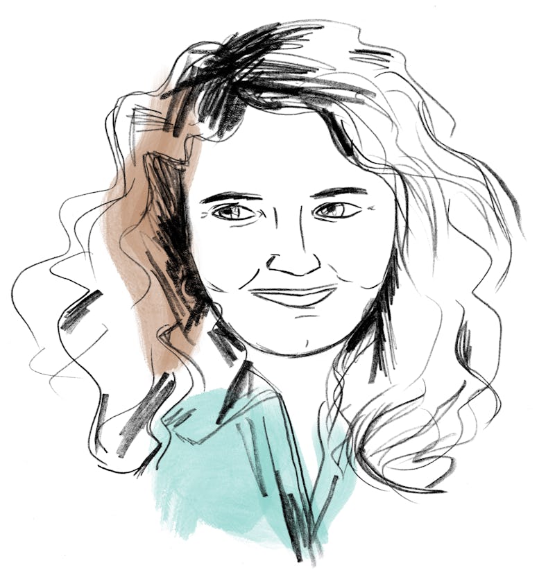 Illustration of Bustle's Editorial Director, Charlotte Owen