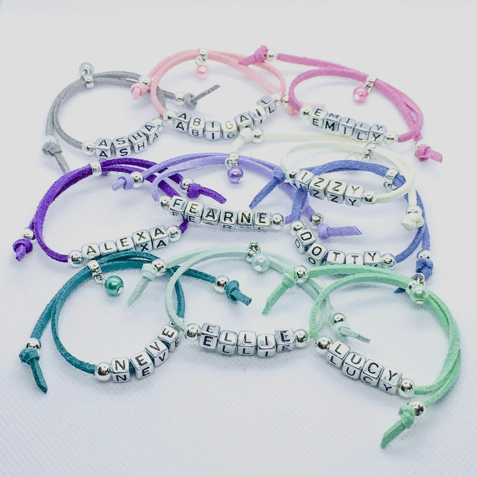 CUSTOM NAME BRACELET for Friends Personalised Text Bracelets  Etsy